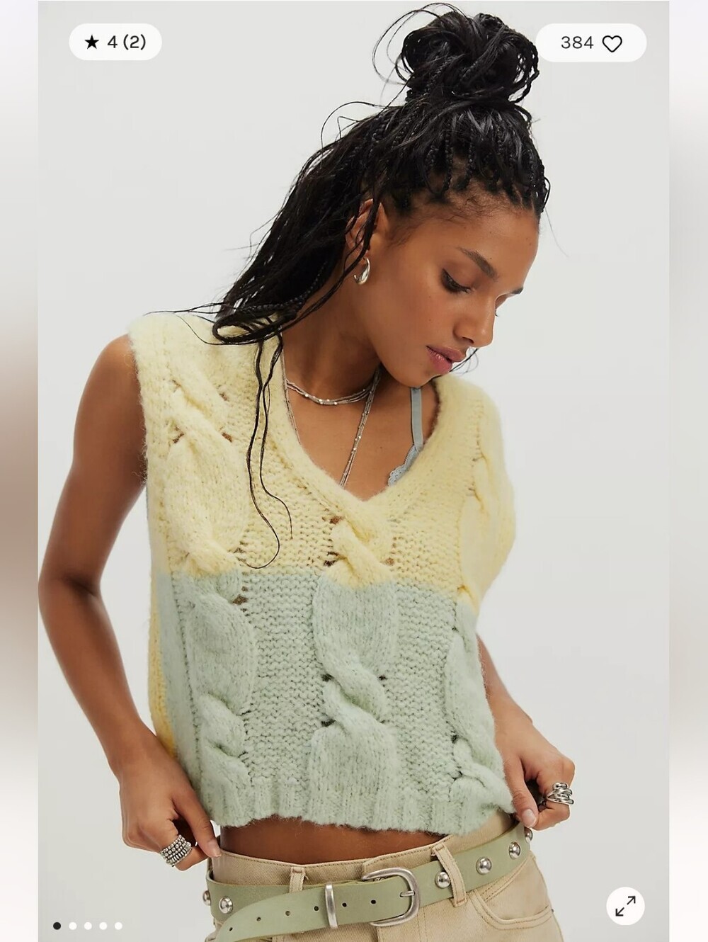 Free People NWTs Perfect Match SoftSpun Vest